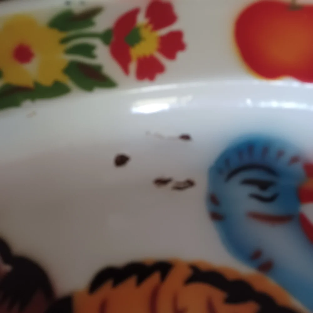 Vintage large enamel turkey tray, serving tray fall decorations